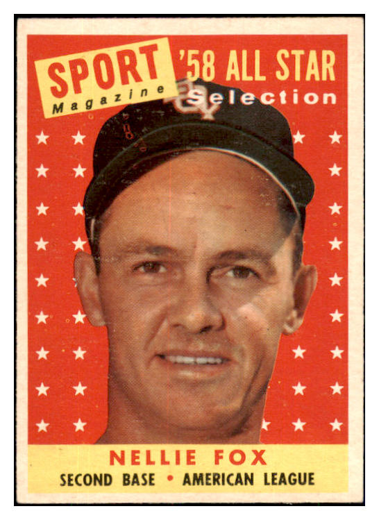 1958 Topps Baseball #479 Nellie Fox A.S. White Sox NR-MT 450845