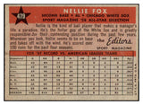 1958 Topps Baseball #479 Nellie Fox A.S. White Sox NR-MT 450845