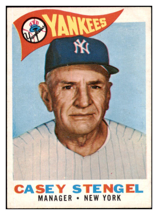 1960 Topps Baseball #227 Casey Stengel Yankees NR-MT 450851