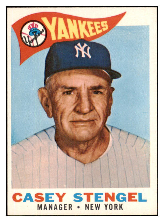 1960 Topps Baseball #227 Casey Stengel Yankees NR-MT 450852