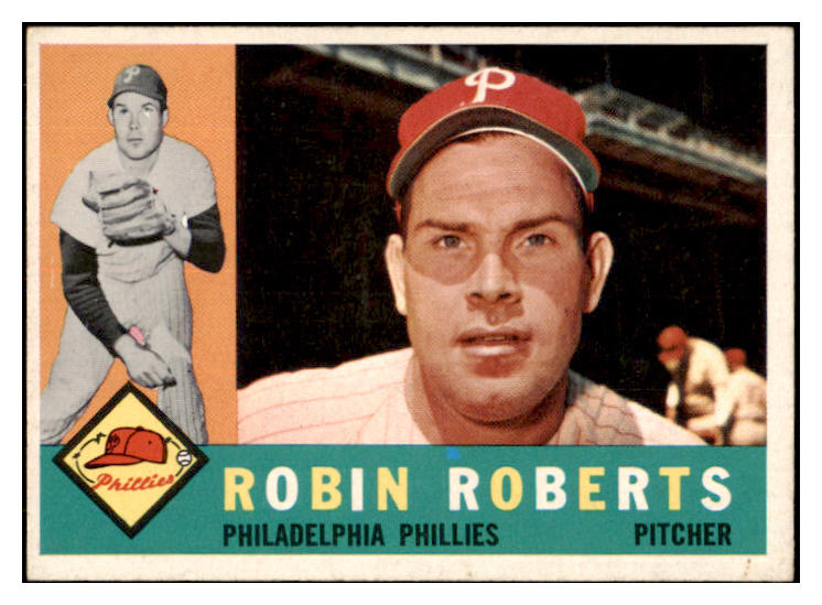 1960 Topps Baseball #264 Robin Roberts Phillies EX-MT 450859