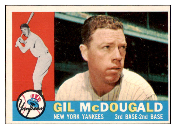 1960 Topps Baseball #247 Gil McDougald Yankees EX-MT 450863