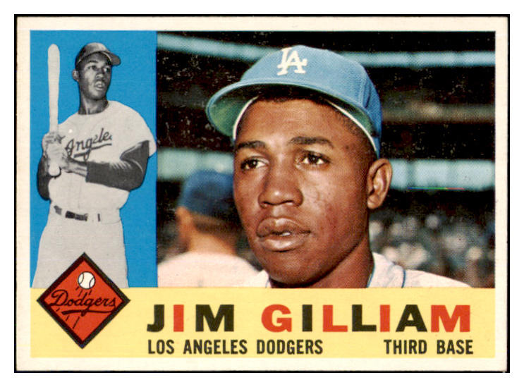 1960 Topps Baseball #255 Jim Gilliam Dodgers EX-MT 450877
