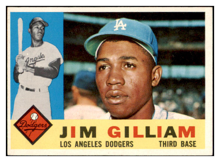 1960 Topps Baseball #255 Jim Gilliam Dodgers EX-MT 450878