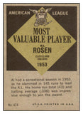 1961 Topps Baseball #474 Al Rosen MVP Indians NR-MT 450908