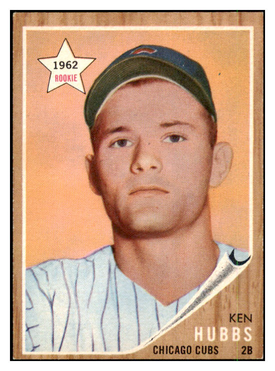 1962 Topps Baseball #461 Ken Hubbs Cubs EX-MT 450914