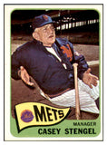 1965 Topps Baseball #187 Casey Stengel Mets EX-MT 450919