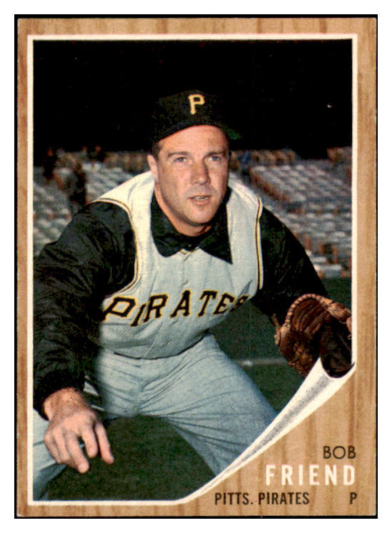 1962 Topps Baseball #520 Bob Friend Pirates EX-MT 450957