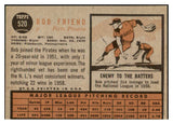 1962 Topps Baseball #520 Bob Friend Pirates EX-MT 450957