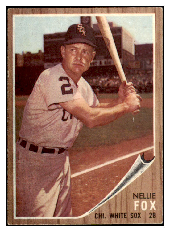 1962 Topps Baseball #073 Nellie Fox White Sox EX-MT 450960