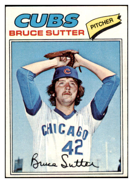1977 Topps Baseball #144 Bruce Sutter Cubs EX-MT 450973