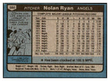 1980 Topps Baseball #580 Nolan Ryan Angels NR-MT 450978