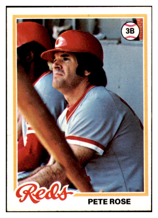 1978 Topps Baseball #020 Pete Rose Reds NR-MT 450991