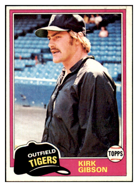 1981 Topps Baseball #315 Kirk Gibson Tigers EX-MT 451018