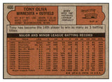 1972 Topps Baseball #400 Tony Oliva Twins NR-MT 451056
