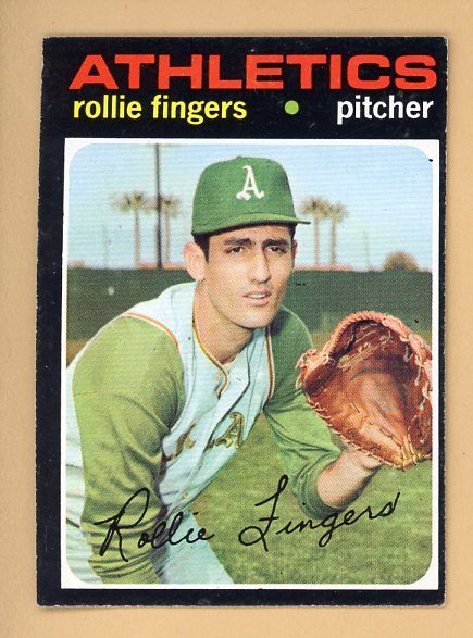 1971 Topps Baseball #384 Rollie Fingers A's NR-MT 451064