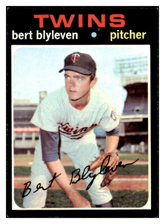 1971 Topps Baseball #026 Bert Blyleven Twins EX-MT 451072