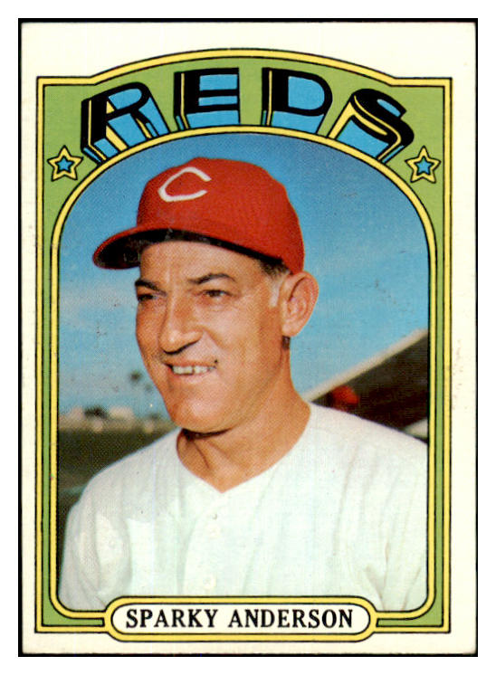 1972 Topps Baseball #358 Sparky Anderson Reds EX-MT 451078
