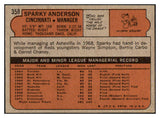 1972 Topps Baseball #358 Sparky Anderson Reds EX-MT 451078