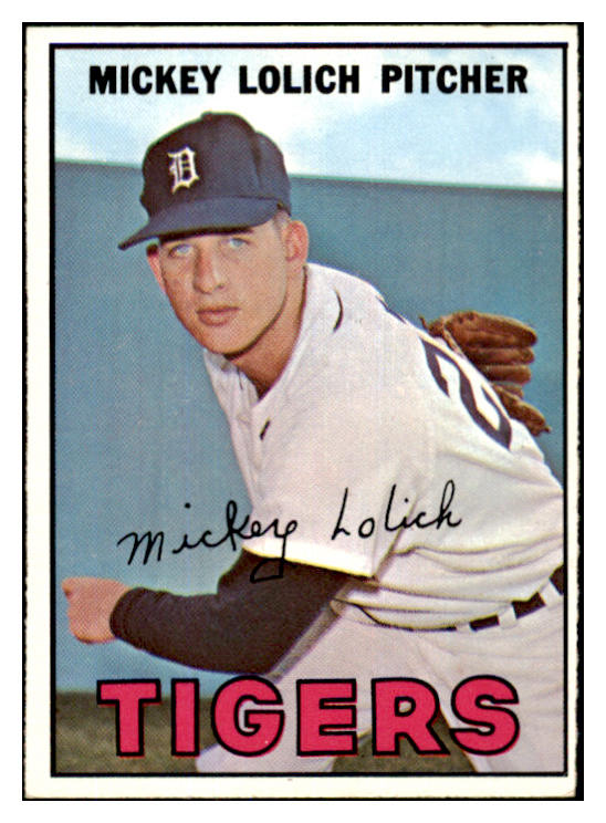 1967 Topps Baseball #088 Mickey Lolich Tigers EX-MT 451090
