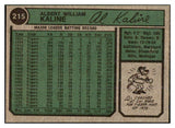 1974 Topps Baseball #215 Al Kaline Tigers NR-MT 451095