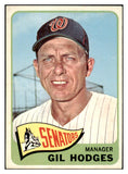 1965 Topps Baseball #099 Gil Hodges Senators EX-MT 451119