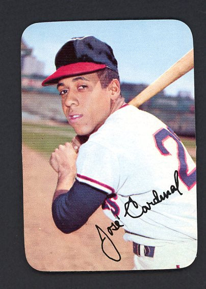 1969 Topps Baseball Supers #015 Jose Cardenal Indians NR-MT 451297