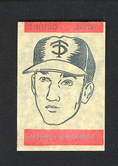 1965 Topps Baseball Transfers Harmon Killebrew Twins EX 451305