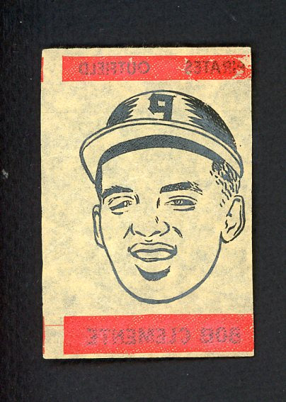 1965 Topps Baseball Transfers Roberto Clemente Pirates EX 451319
