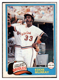 1981 O Pee Chee #039 Eddie Murray Orioles EX-MT 451419