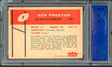 1960 Fleer Football #008 Ben Preston Chargers PSA 8 NM/MT 451476