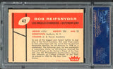 1960 Fleer Football #042 Bob Reifsnyder Chargers PSA 8 NM/MT 451510