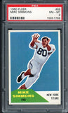 1960 Fleer Football #068 Mike Simmons Titans PSA 8 NM/MT 451536