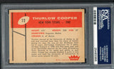 1960 Fleer Football #072 Thurlow Cooper Titans PSA 8 NM/MT 451540