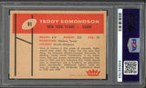 1960 Fleer Football #091 Teddy Edmondson Titans PSA 8 NM/MT 451559