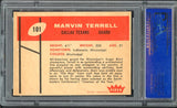 1960 Fleer Football #101 Marvin Terrell Texans PSA 8 NM/MT 451569