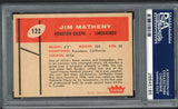 1960 Fleer Football #122 Jim Matheny Oilers PSA 8 NM/MT 451590