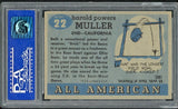 1955 Topps Football #022 Brick Muller California PSA 8 NM/MT 451622