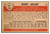 1953 Bowman Color Baseball #108 Bobby Adams Reds EX-MT 451749