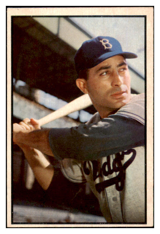 1953 Bowman Color Baseball #078 Carl Furillo Dodgers EX-MT 451777