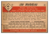 1953 Bowman Color Baseball #057 Lou Boudreau Red Sox EX-MT 451795