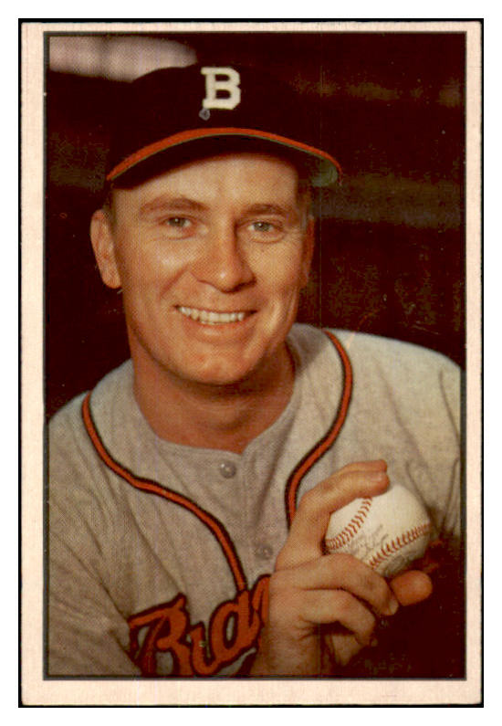 1953 Bowman Color Baseball #037 Jim Wilson Braves EX-MT 451821