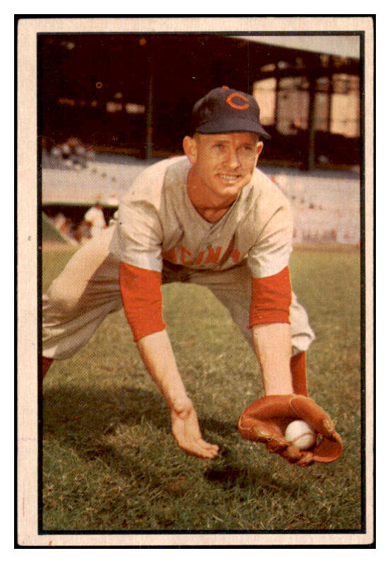 1953 Bowman Color Baseball #026 Roy McMillan Reds EX-MT 451830