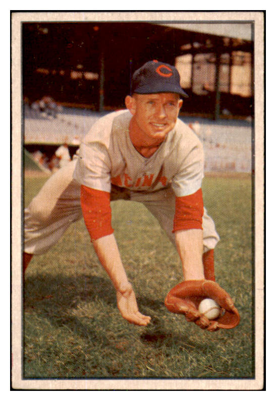 1953 Bowman Color Baseball #026 Roy McMillan Reds EX-MT 451831