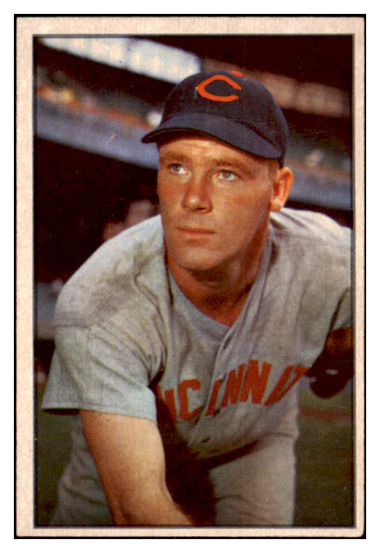 1953 Bowman Color Baseball #023 Herman Wehmeier Reds EX-MT 451834