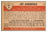 1953 Bowman Color Baseball #021 Joe Garagiola Pirates EX-MT 451837