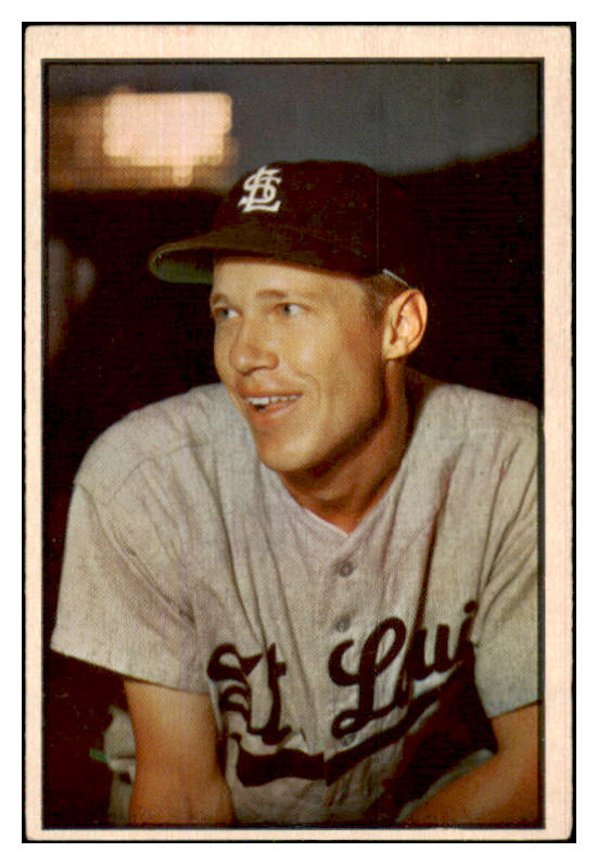 1953 Bowman Color Baseball #020 Don Lenhardt Browns EX-MT 451839