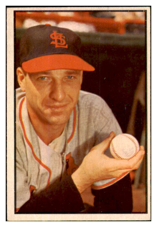 1953 Bowman Color Baseball #017 Gerry Staley Cardinals EX-MT 451843