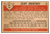 1953 Bowman Color Baseball #070 Clint Courtney Browns EX 451921