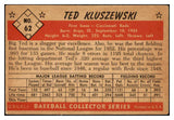 1953 Bowman Color Baseball #062 Ted Kluszewski Reds EX 451931